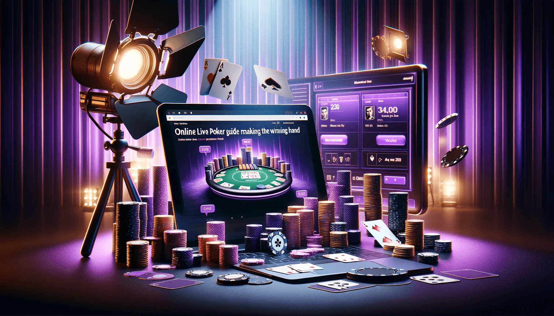 Online Live Poker Guide for å gjøre den vinnende hånden image