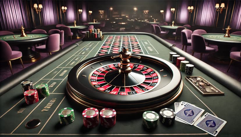 Live Casino Player types at table games