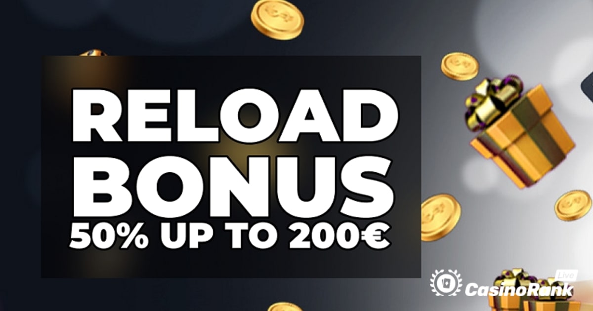Hent en Casino Reload Bonus på opptil €200 på 24Slots